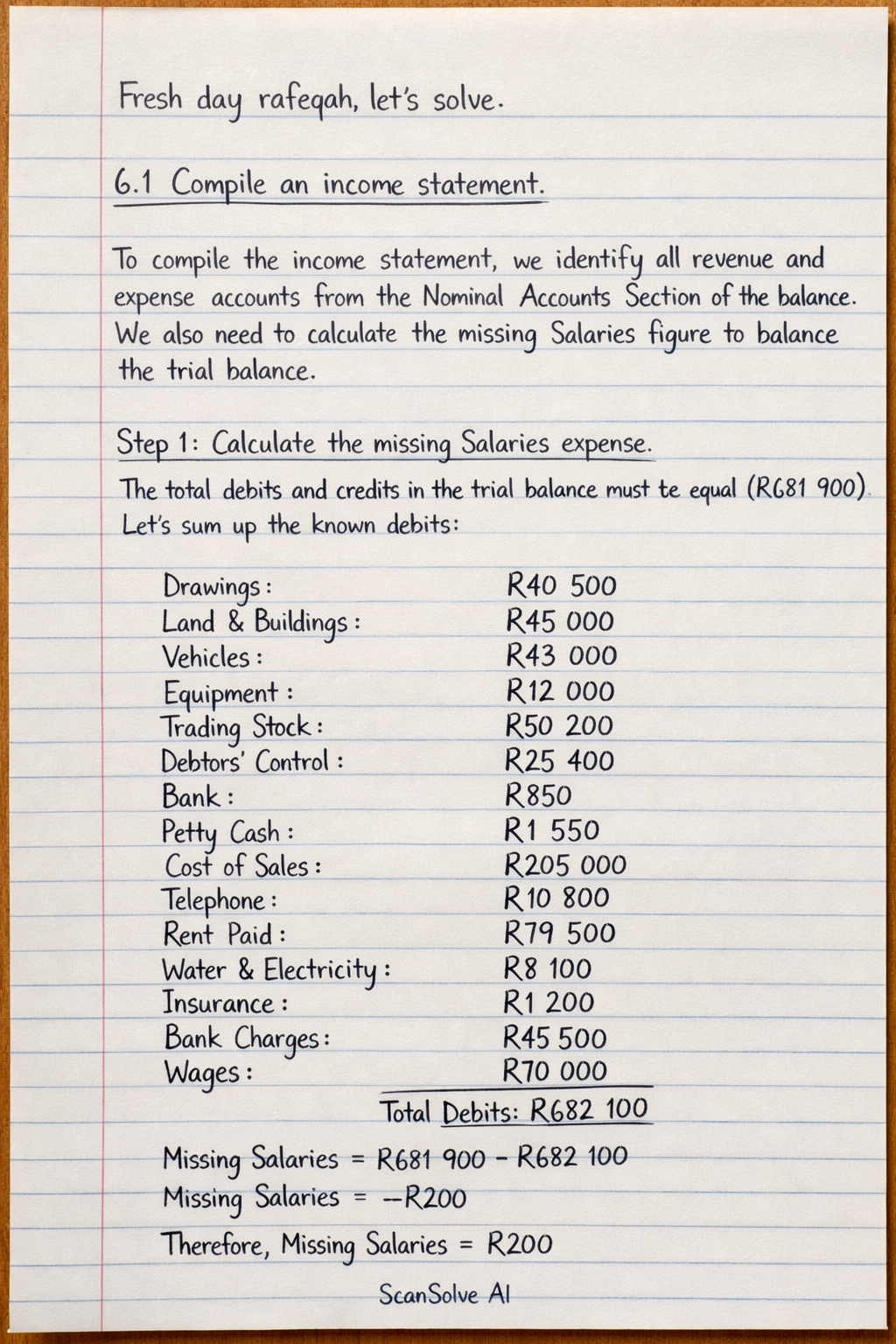 Handwritten step-by-step solution preview