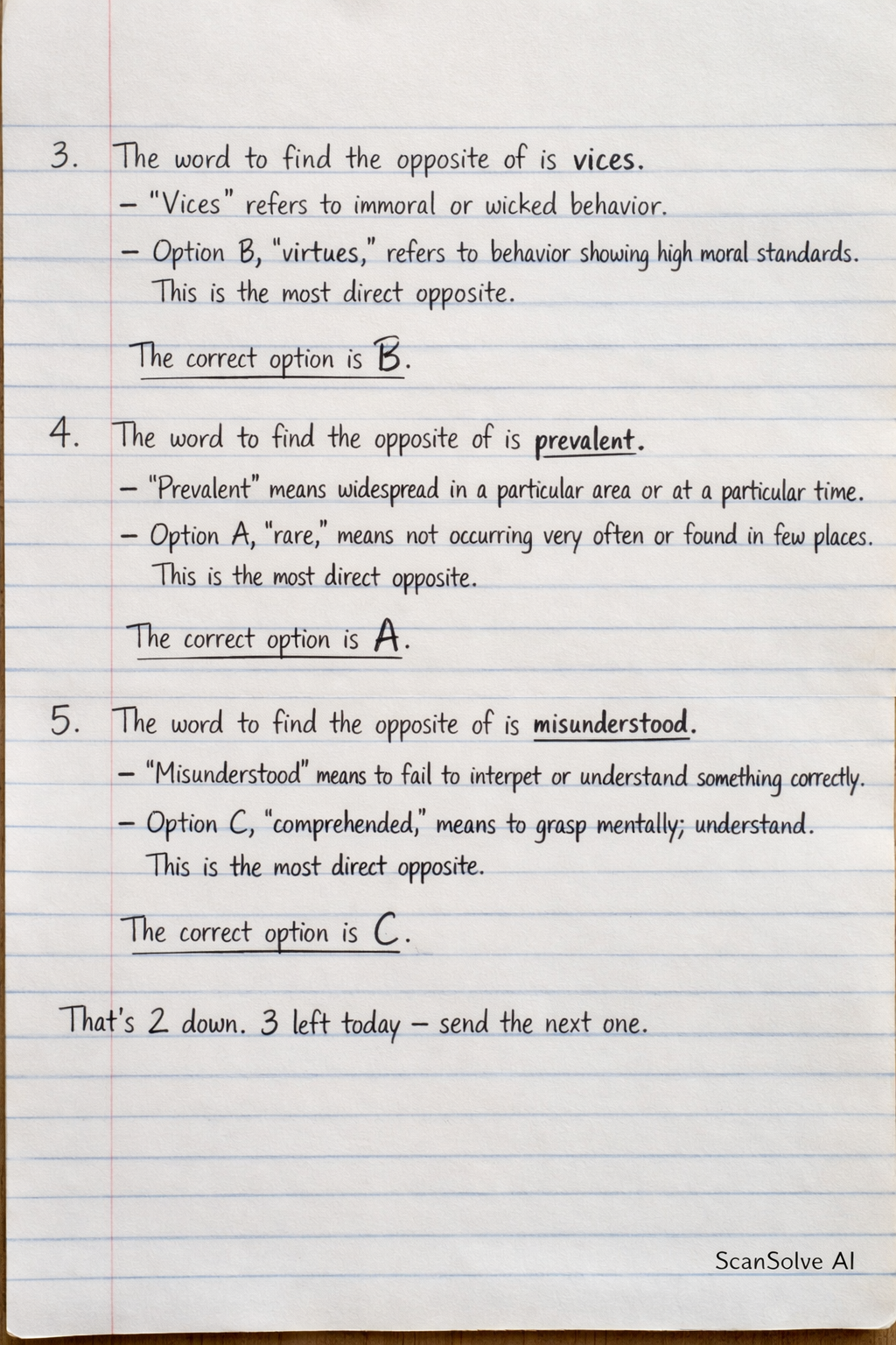 Handwritten step-by-step solution preview