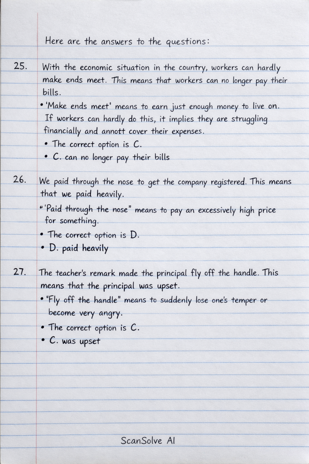 Handwritten step-by-step solution preview