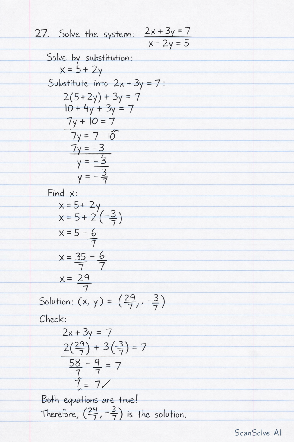 Handwritten step-by-step solution preview