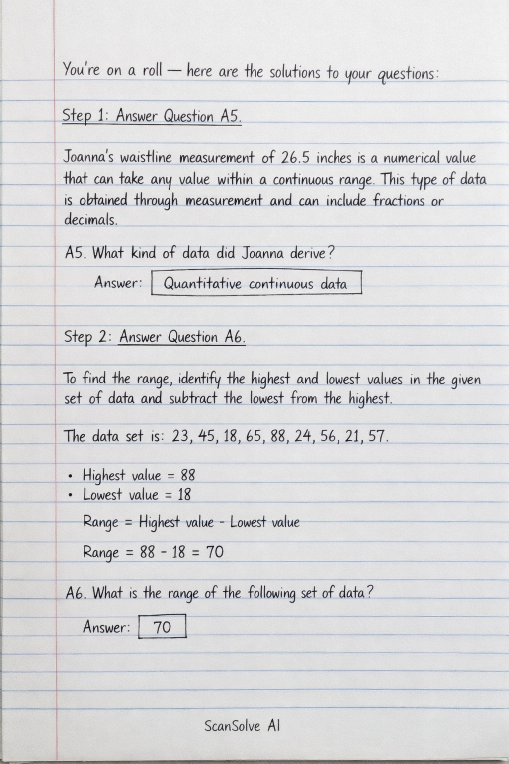 Handwritten step-by-step solution preview