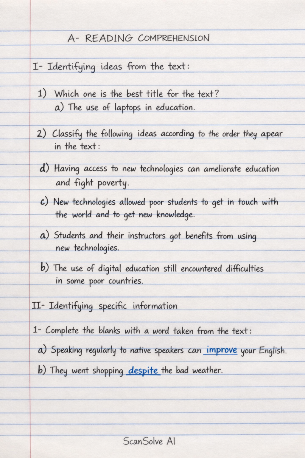 Handwritten step-by-step solution preview
