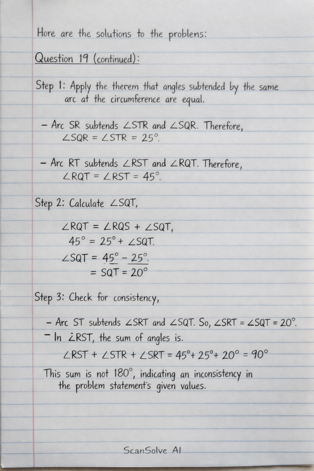 Handwritten step-by-step solution preview