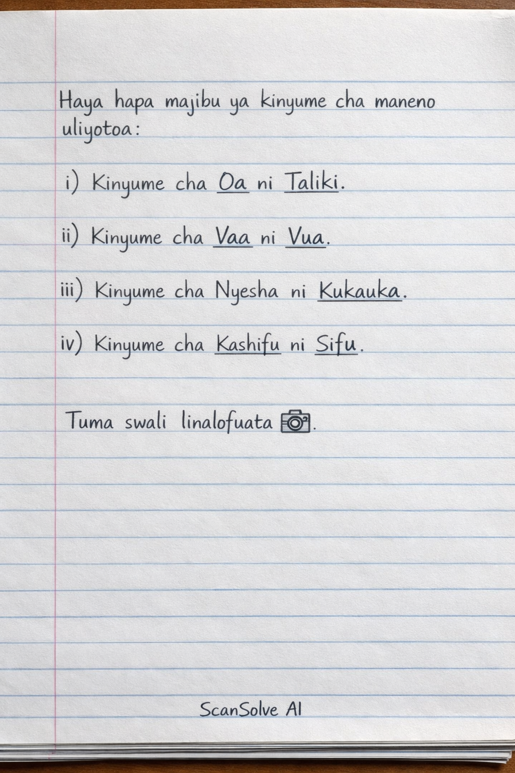 Handwritten step-by-step solution preview