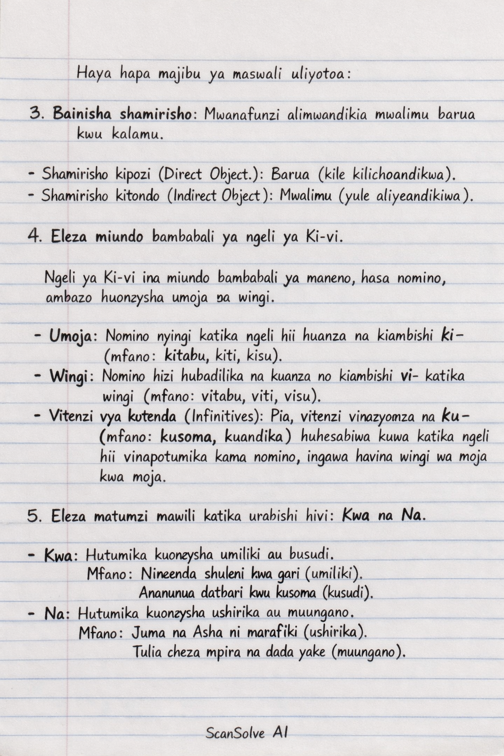 Handwritten step-by-step solution preview