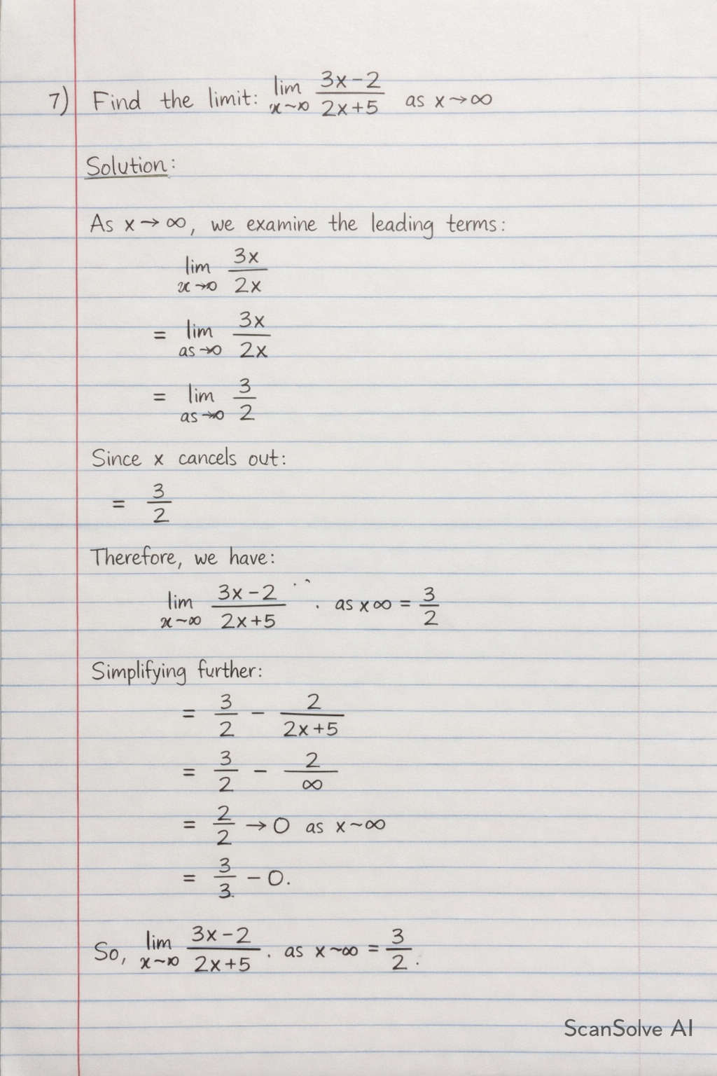 Handwritten step-by-step solution preview