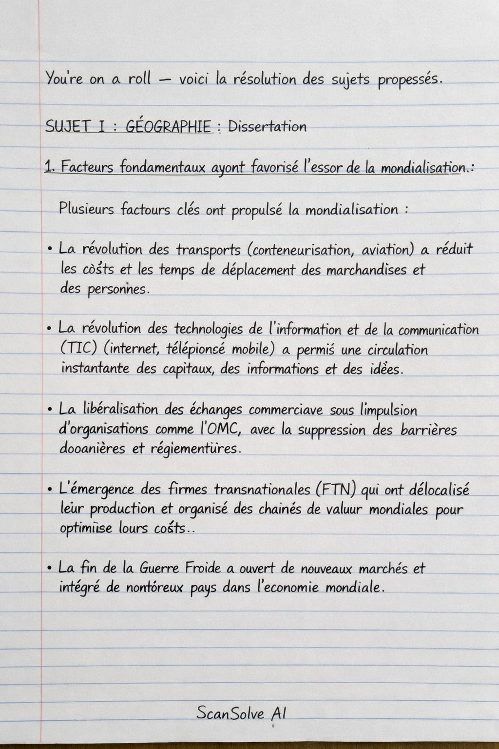 Handwritten step-by-step solution preview