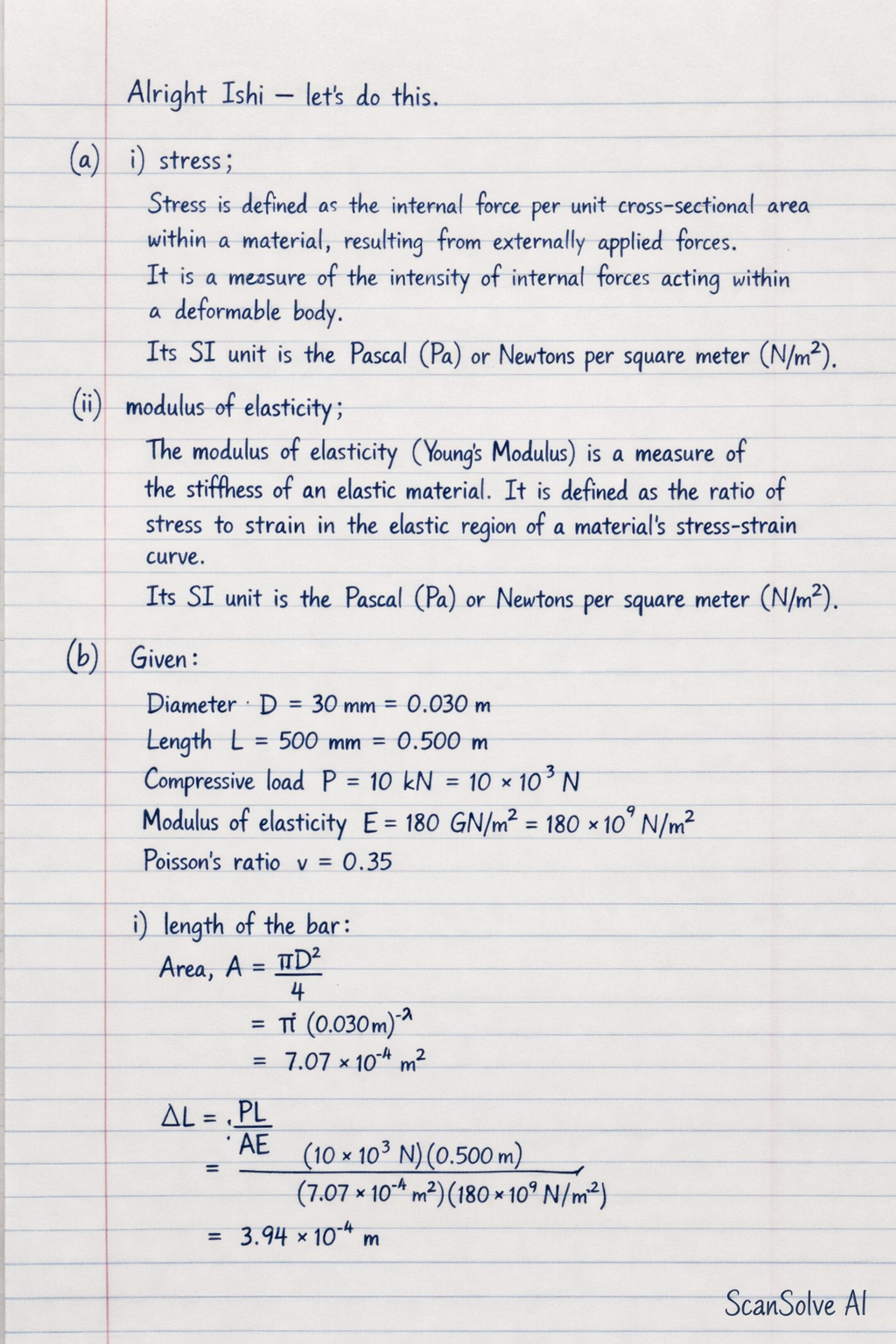 Handwritten step-by-step solution preview