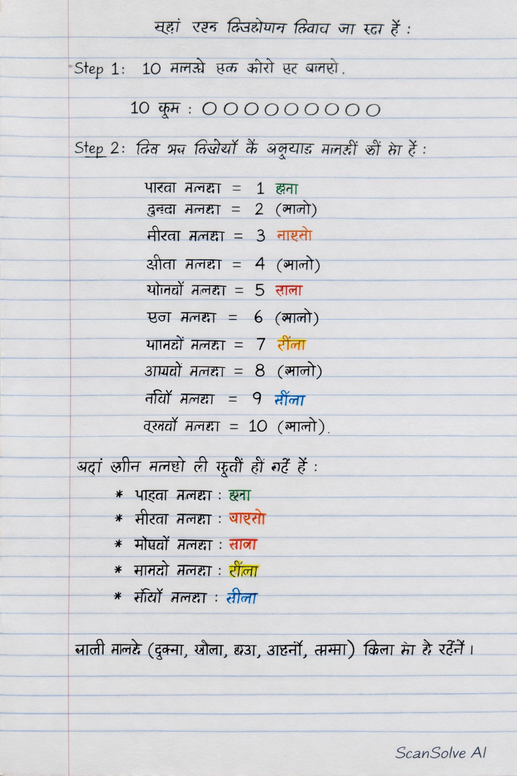 Handwritten step-by-step solution preview