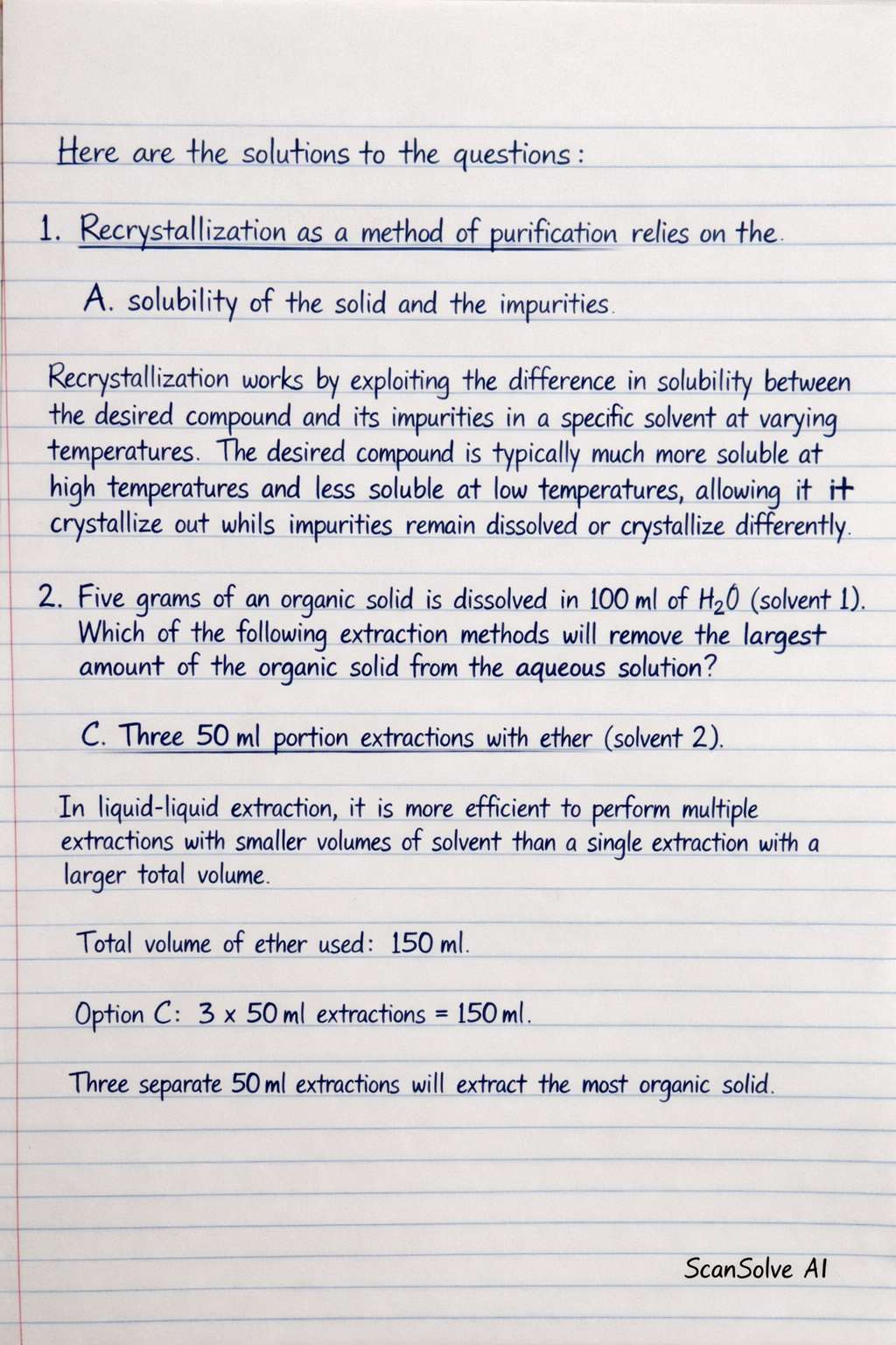Handwritten step-by-step solution preview