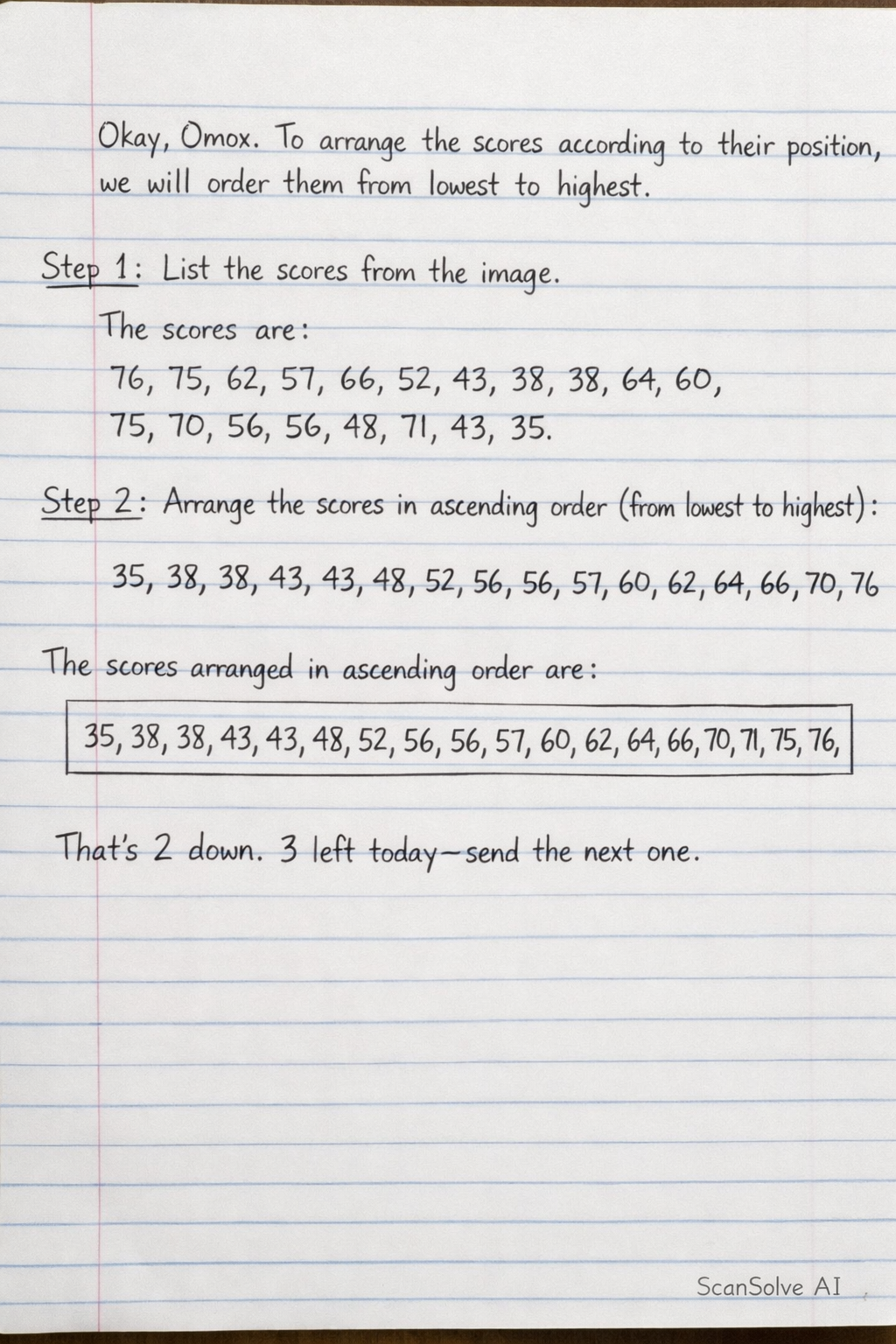 Handwritten step-by-step solution preview