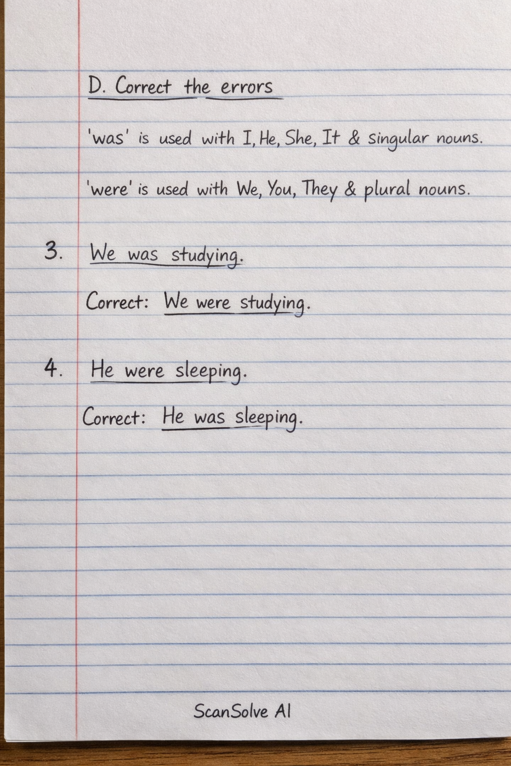 Handwritten step-by-step solution preview