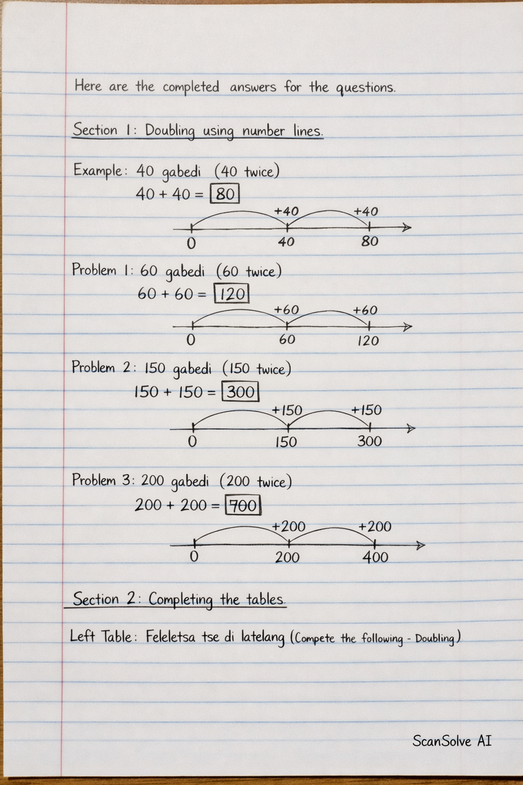 Handwritten step-by-step solution preview