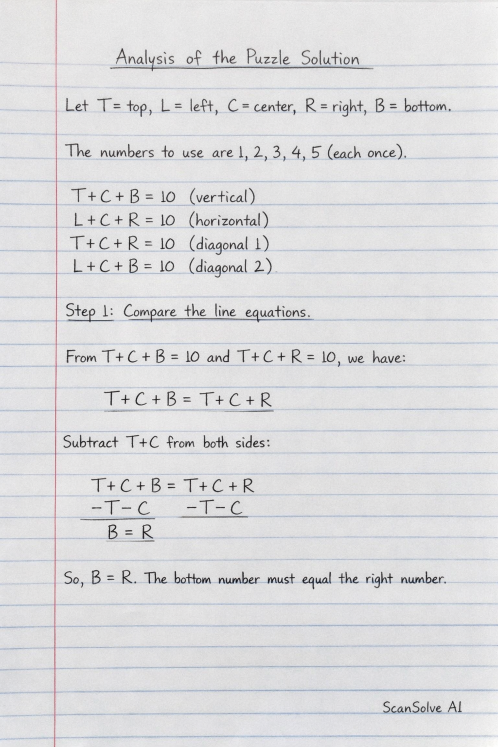 Handwritten step-by-step solution preview