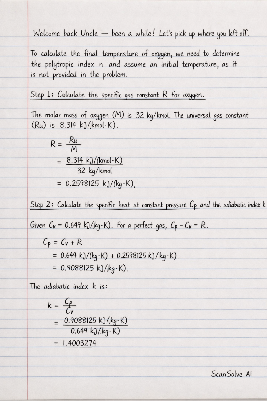 Handwritten step-by-step solution preview