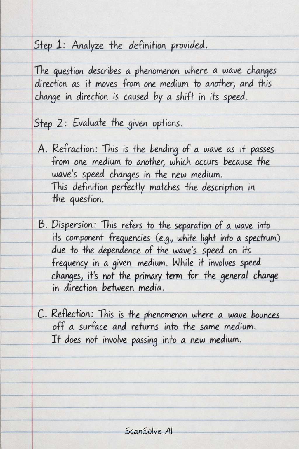 Handwritten step-by-step solution preview