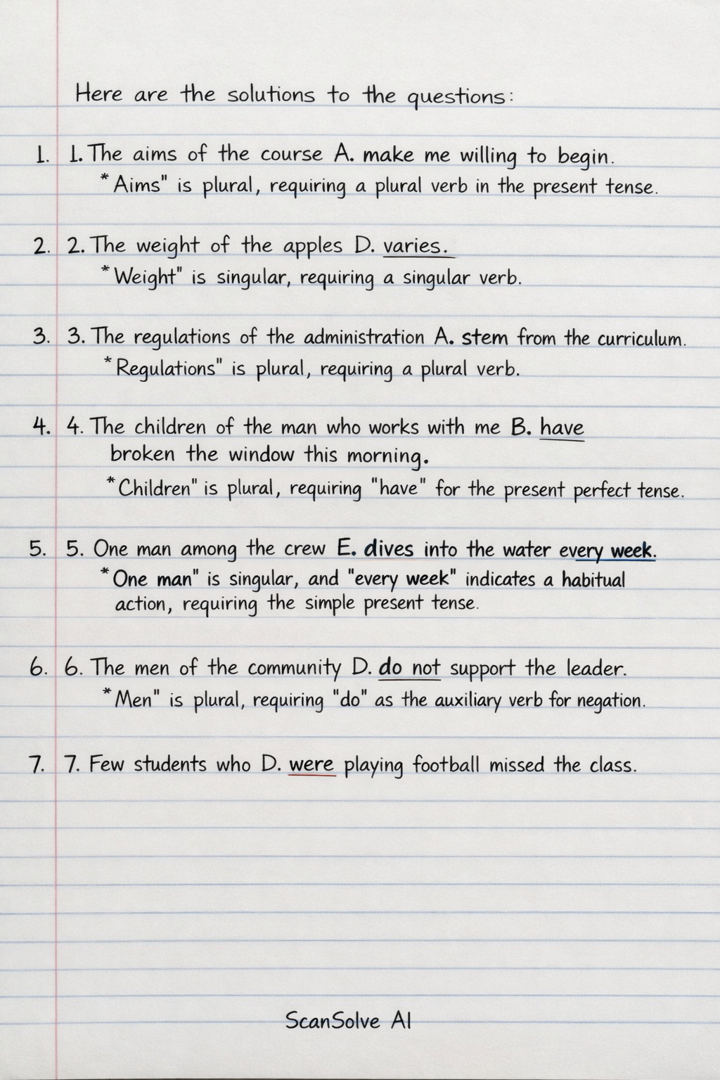 Handwritten step-by-step solution preview