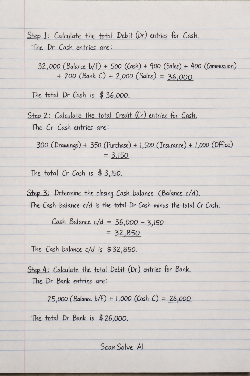 Handwritten step-by-step solution preview