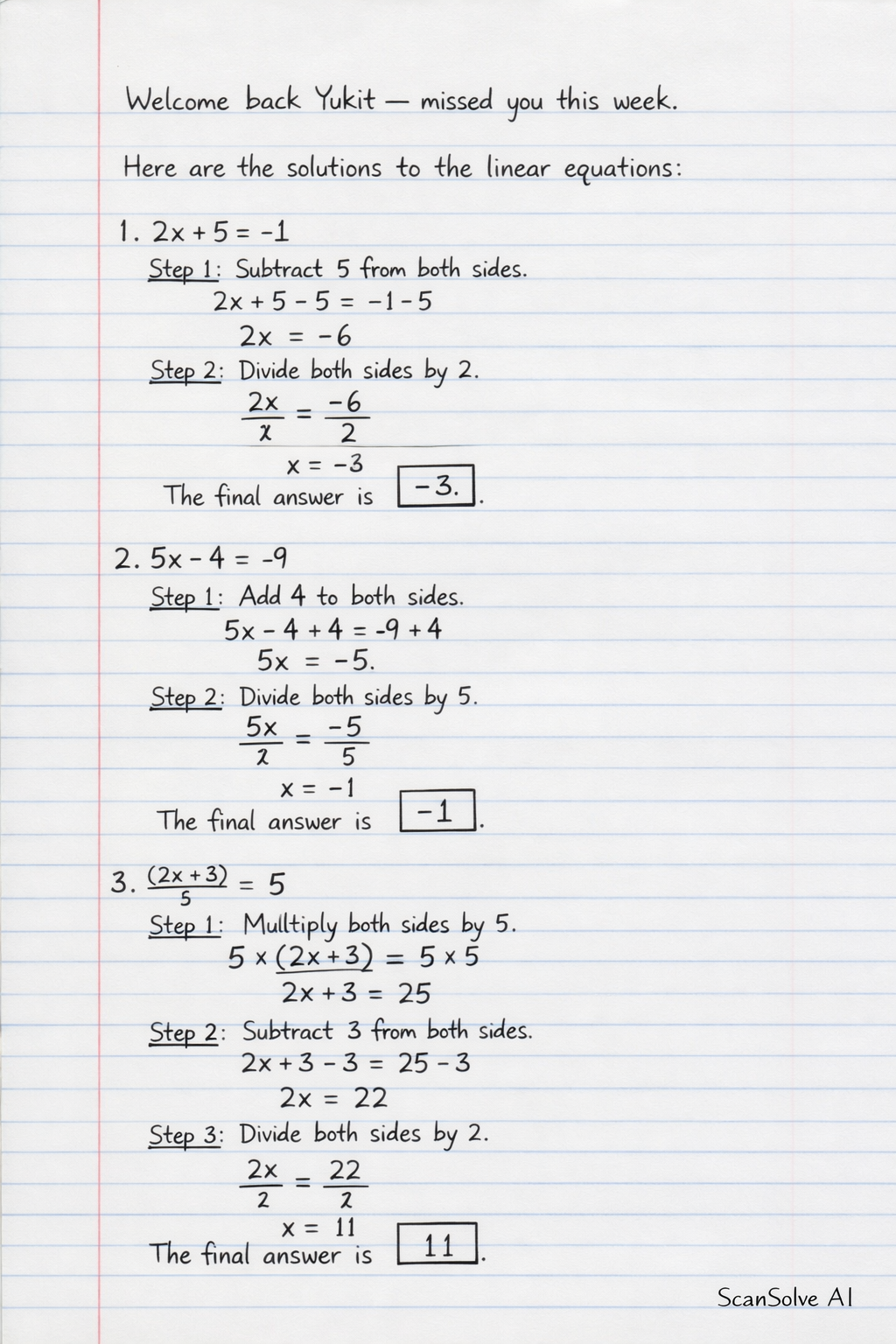 Handwritten step-by-step solution preview