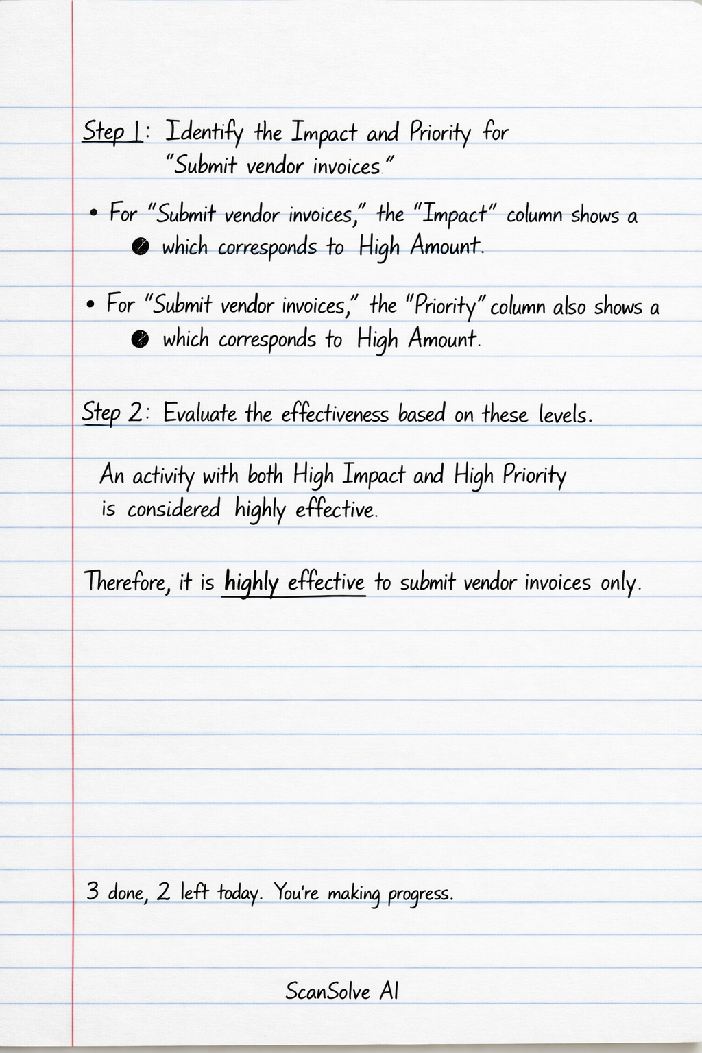 Handwritten step-by-step solution preview