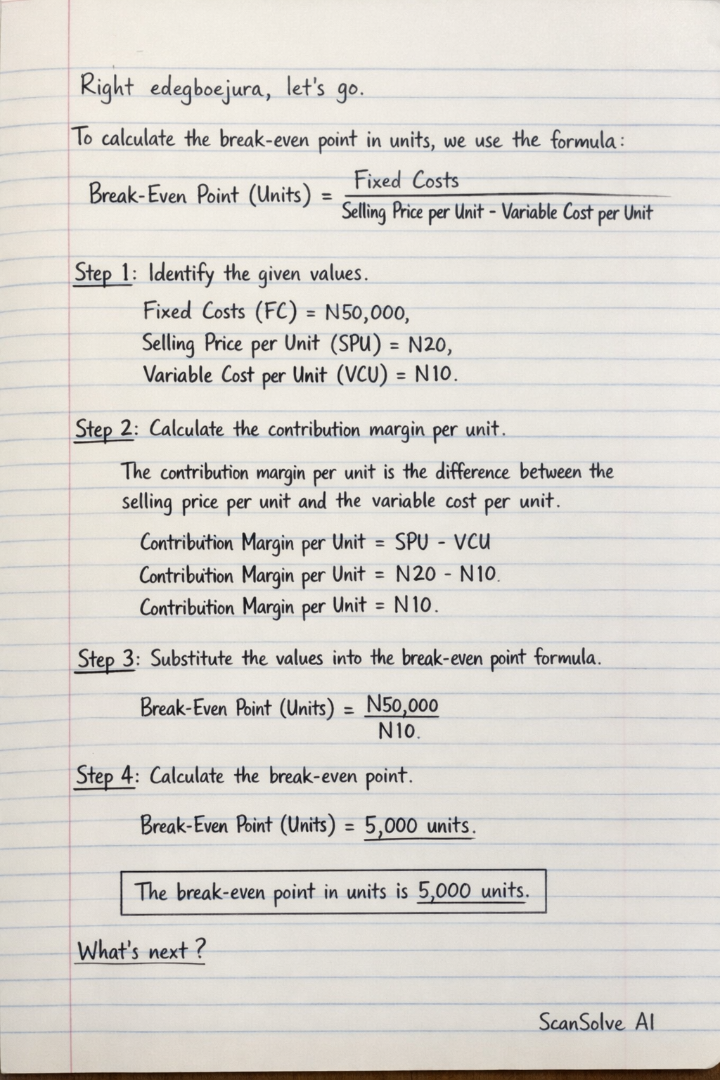 Handwritten step-by-step solution preview