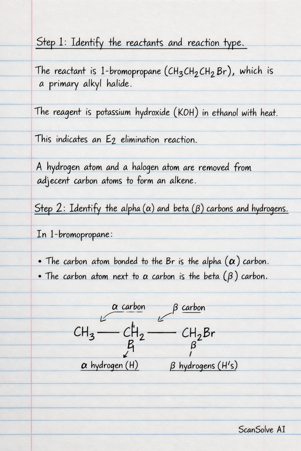 Handwritten step-by-step solution preview