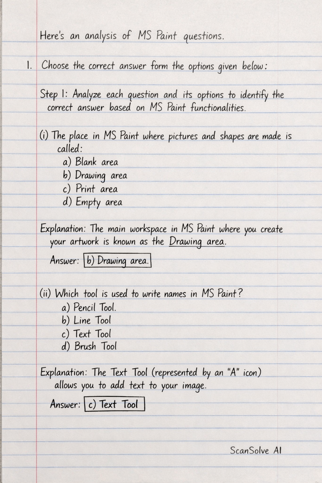 Handwritten step-by-step solution preview