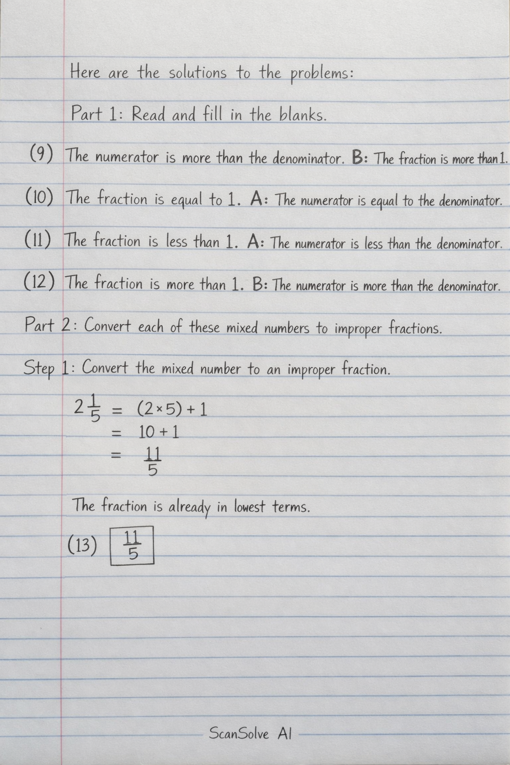 Handwritten step-by-step solution preview