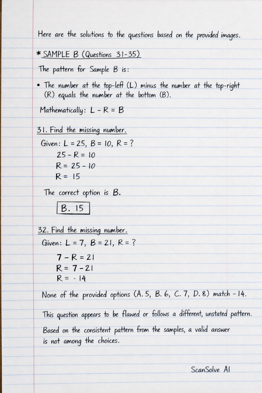Handwritten step-by-step solution preview