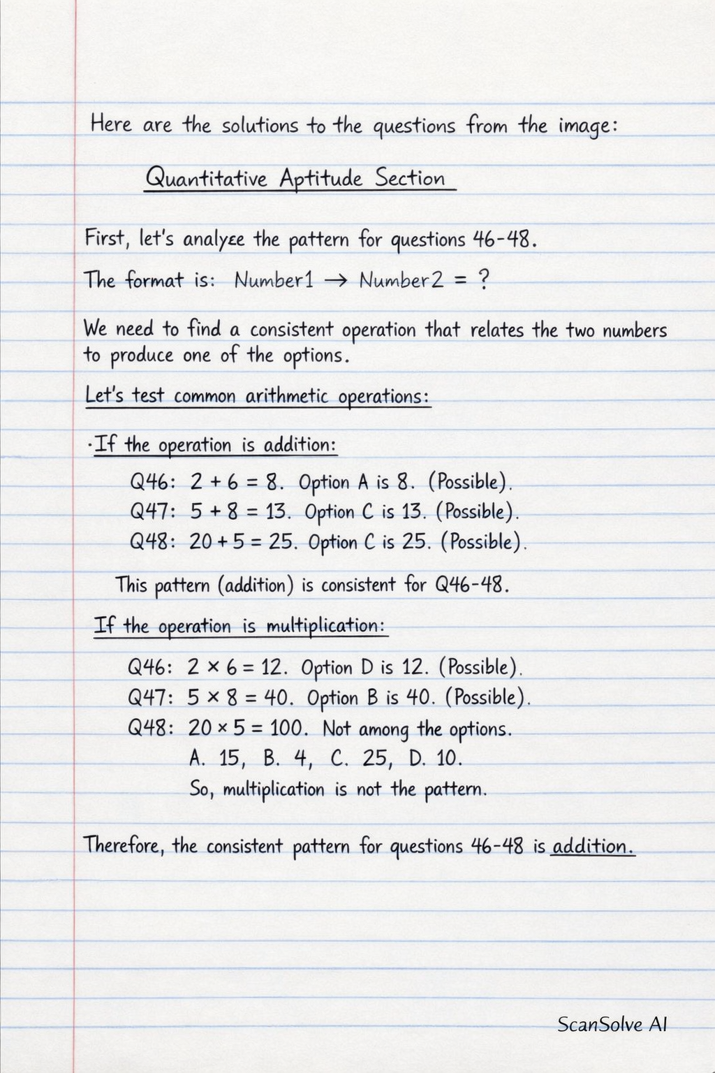Handwritten step-by-step solution preview