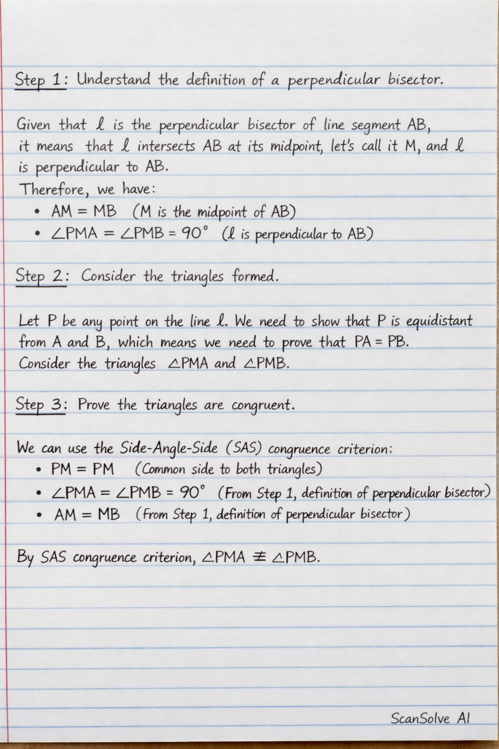 Handwritten step-by-step solution preview