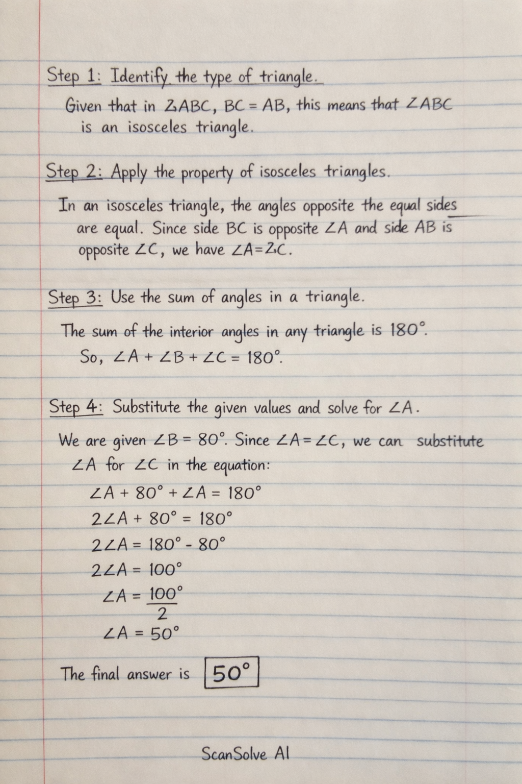 Handwritten step-by-step solution preview