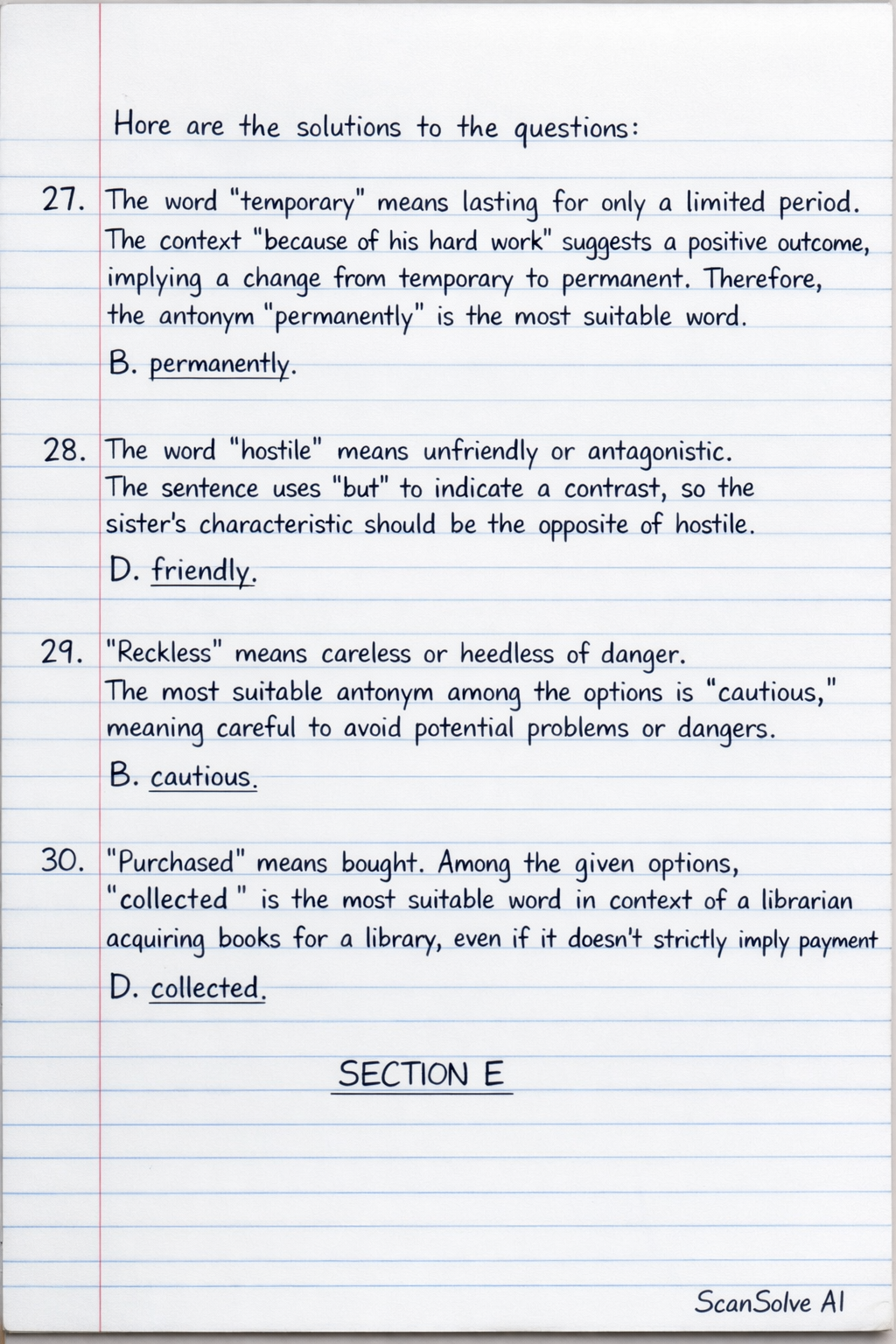 Handwritten step-by-step solution preview
