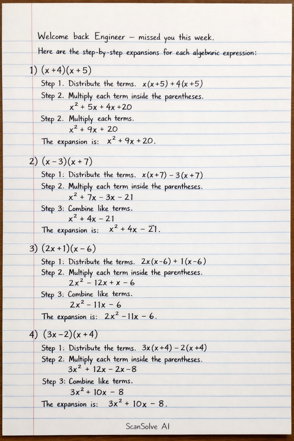 Handwritten step-by-step solution preview