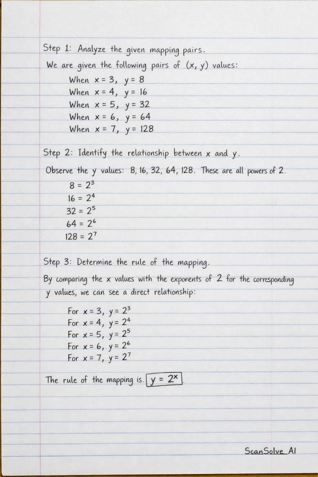 Handwritten step-by-step solution preview
