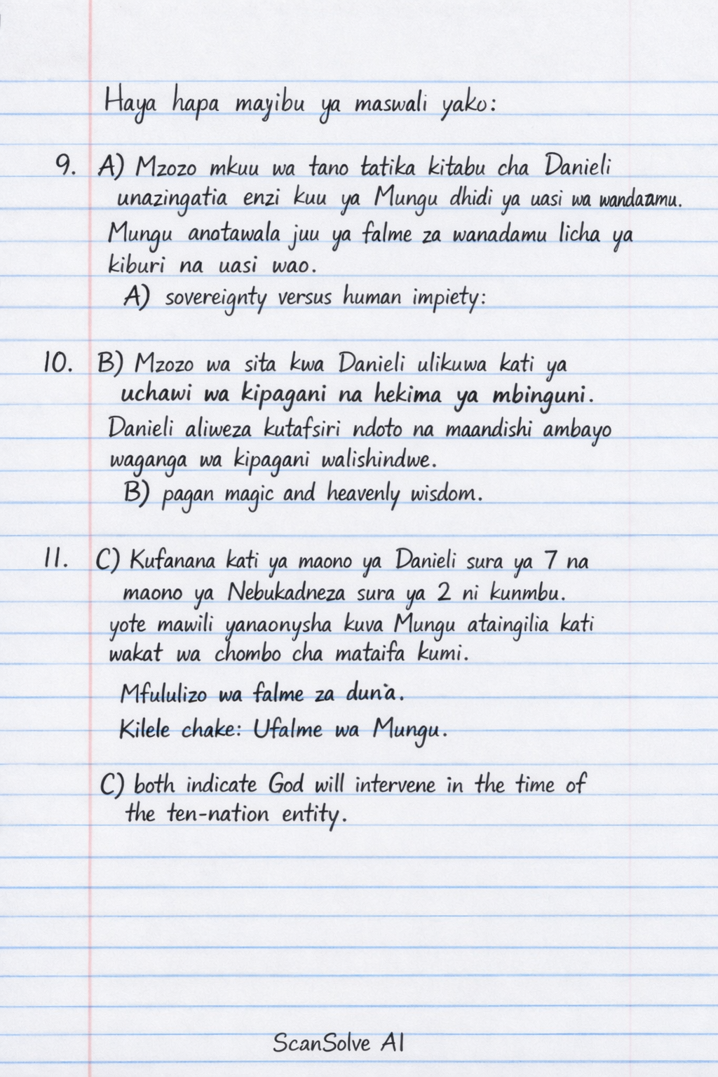 Handwritten step-by-step solution preview