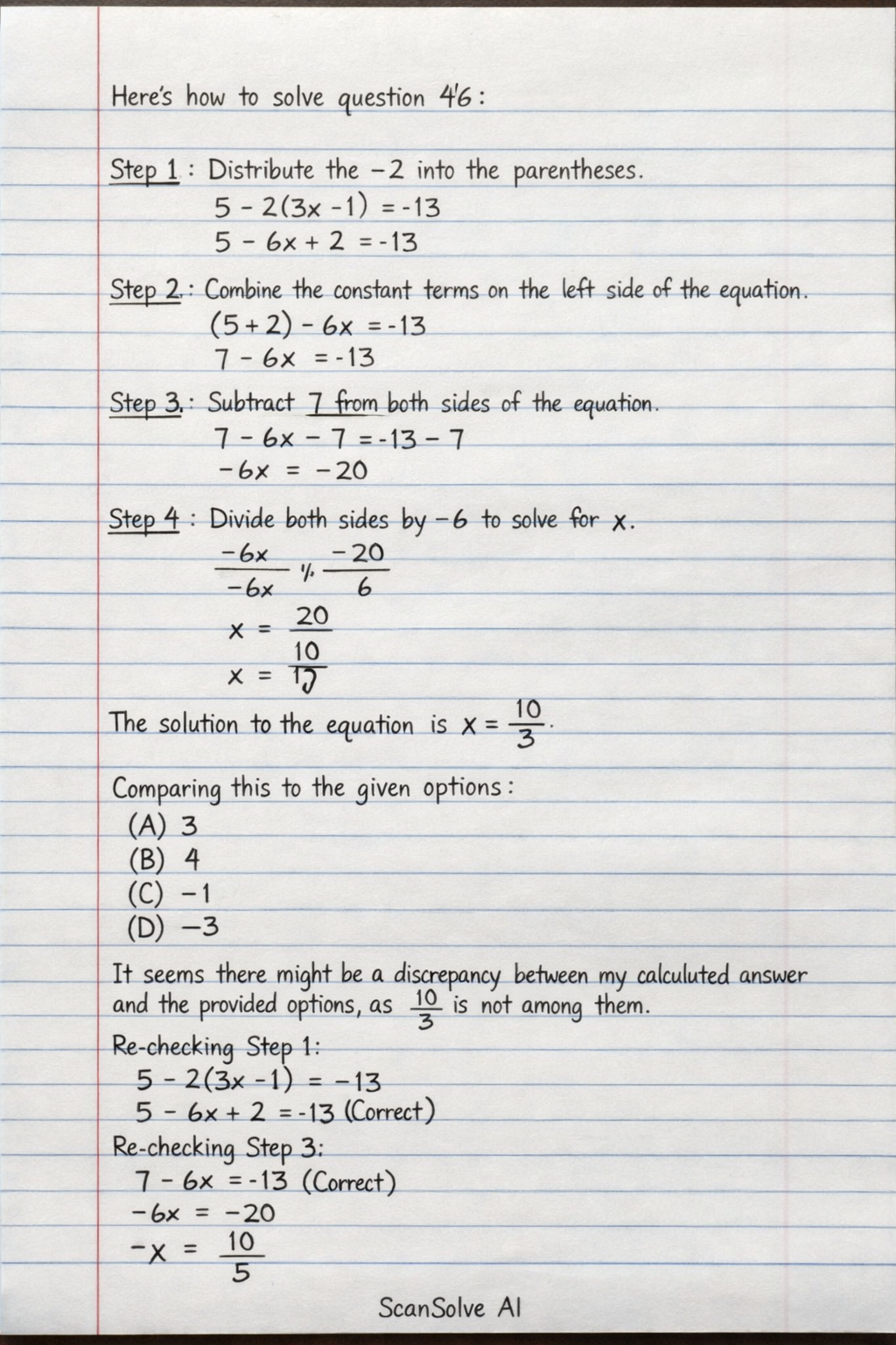 Handwritten step-by-step solution preview
