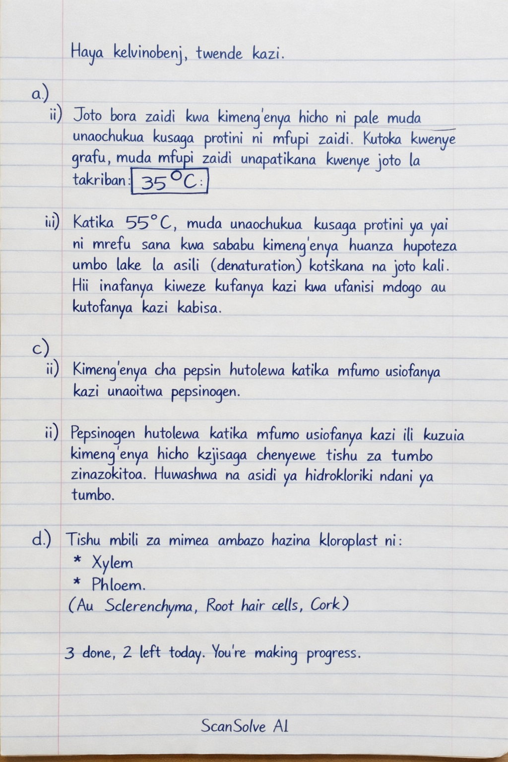 Handwritten step-by-step solution preview