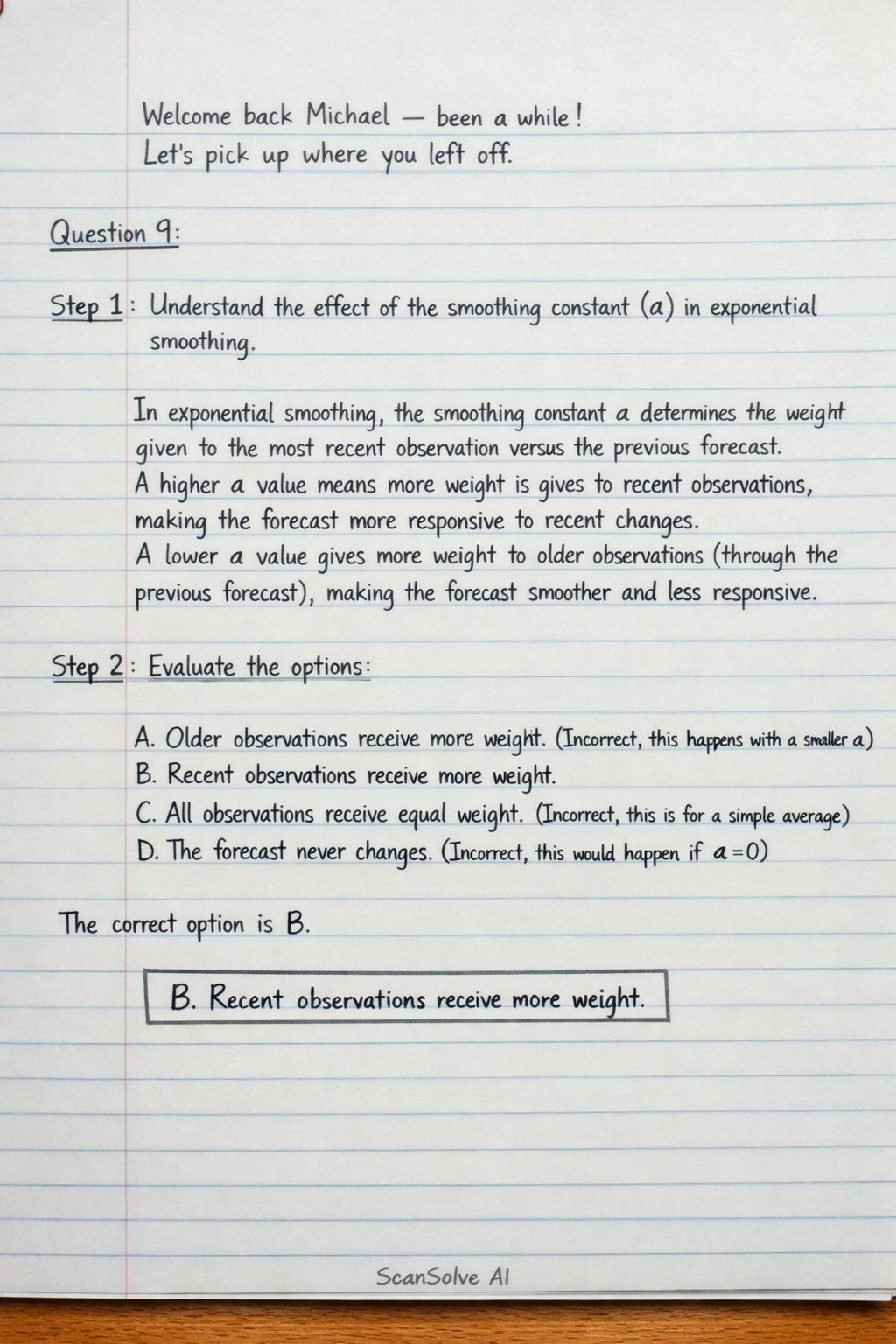 Handwritten step-by-step solution preview