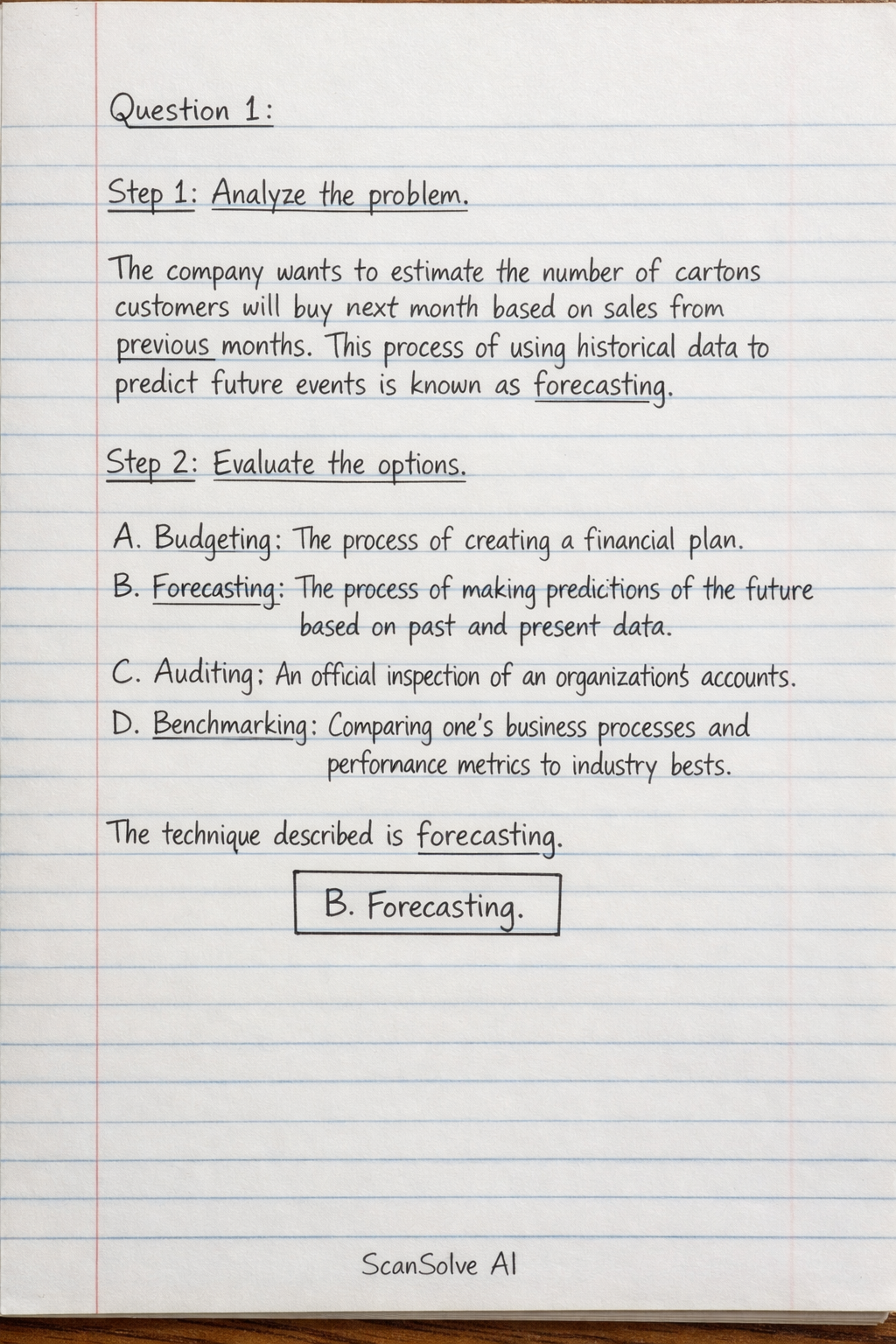 Handwritten step-by-step solution preview