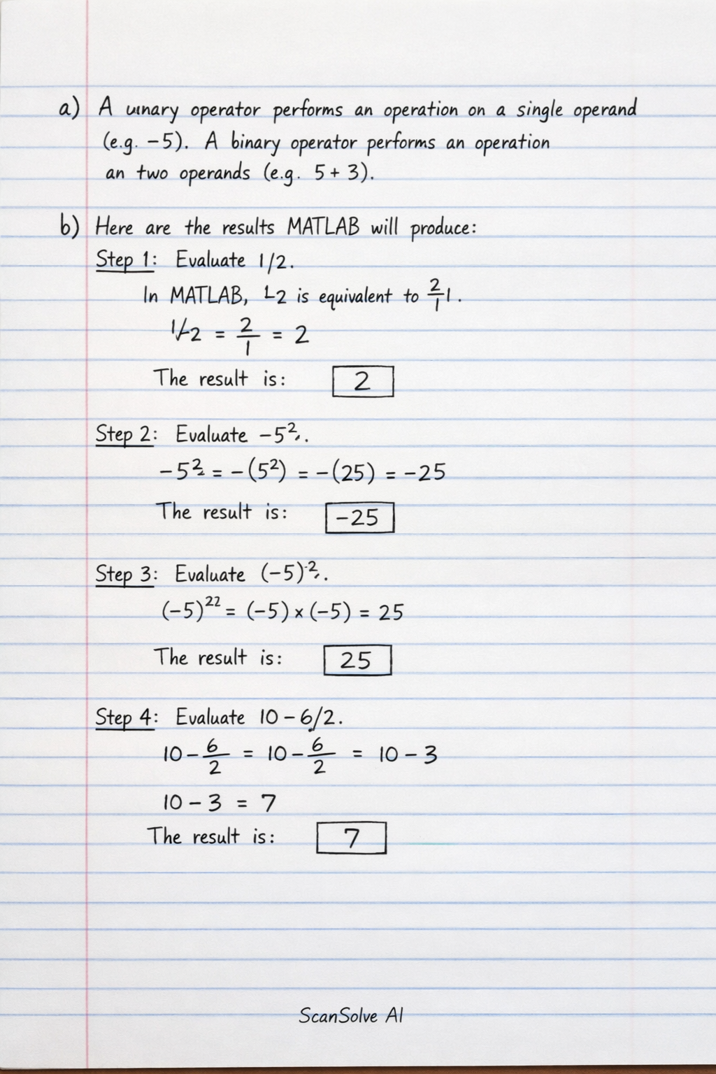 Handwritten step-by-step solution preview