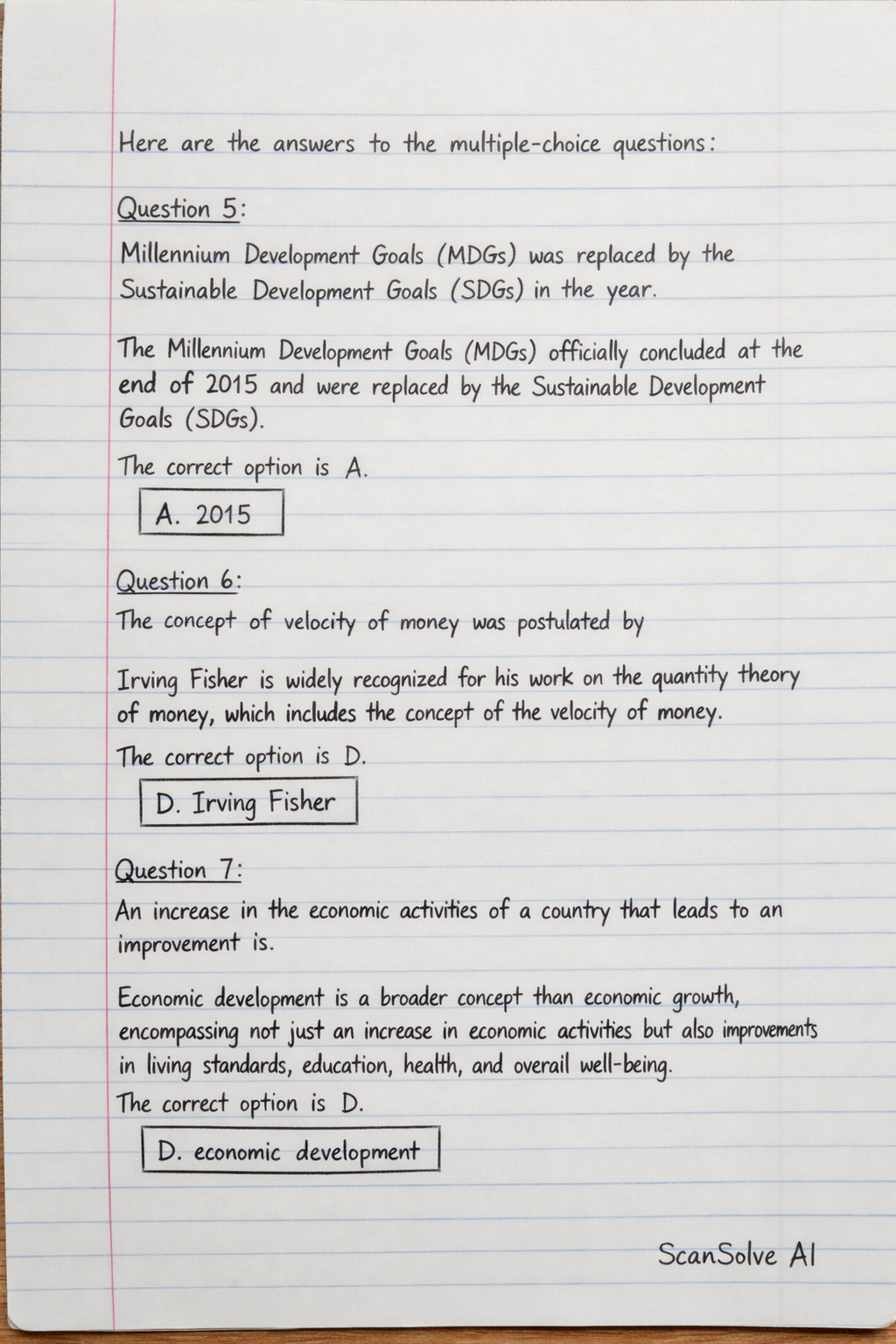 Handwritten step-by-step solution preview