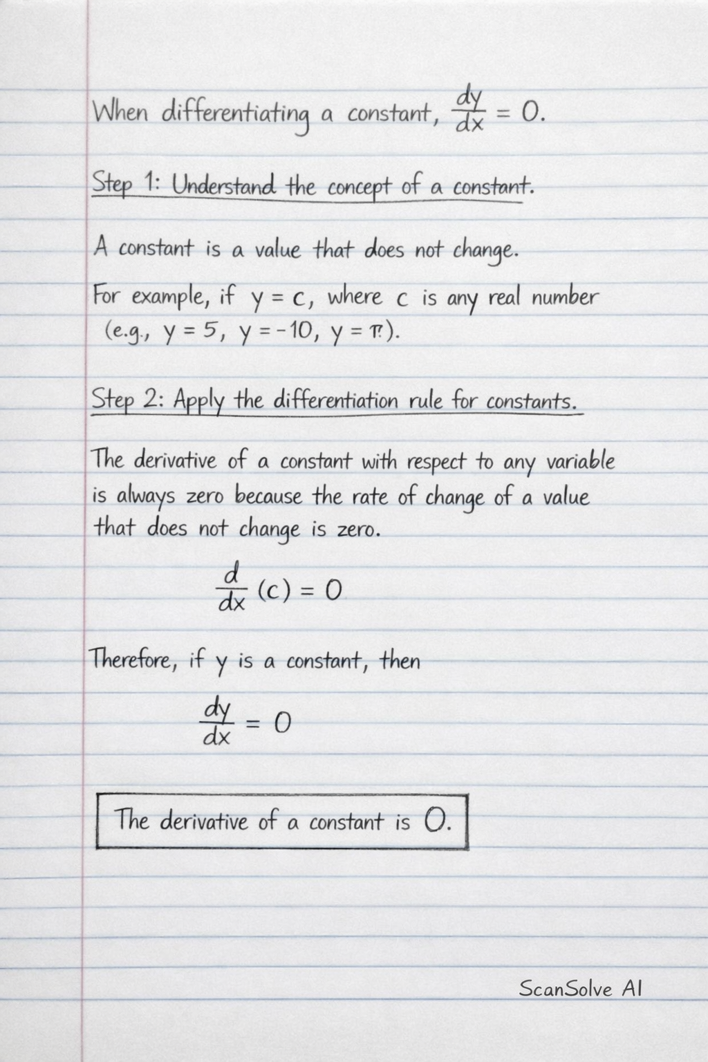 Handwritten step-by-step solution preview