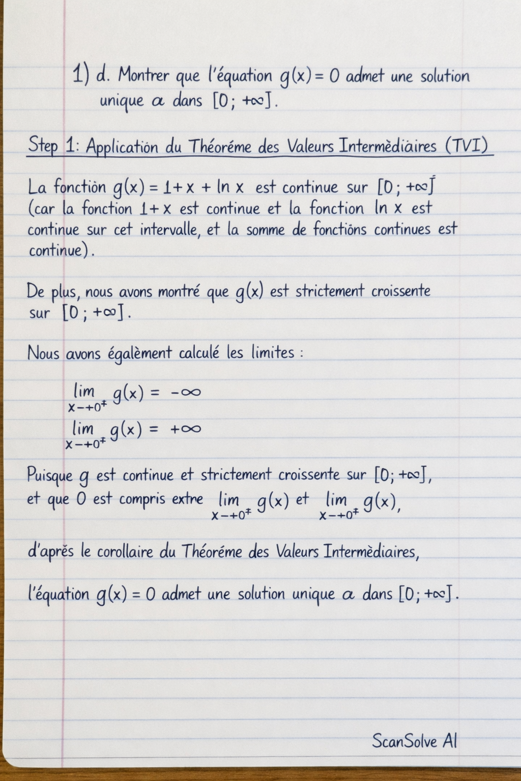 Handwritten step-by-step solution preview