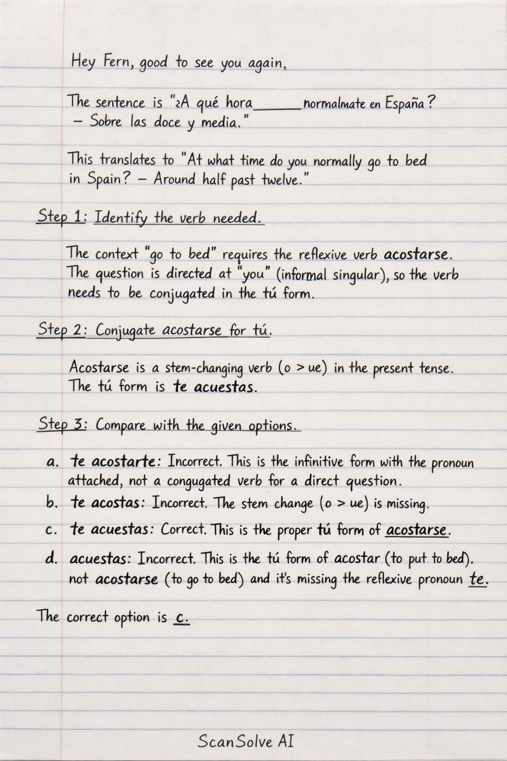 Handwritten step-by-step solution preview