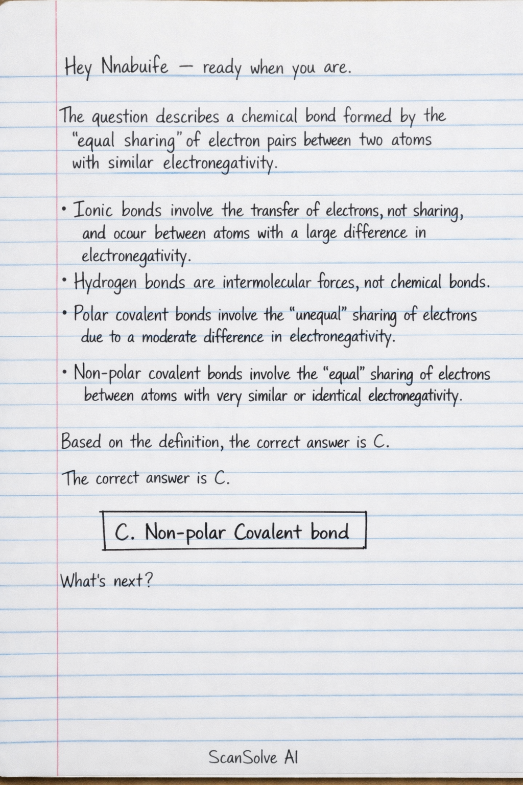 Handwritten step-by-step solution preview