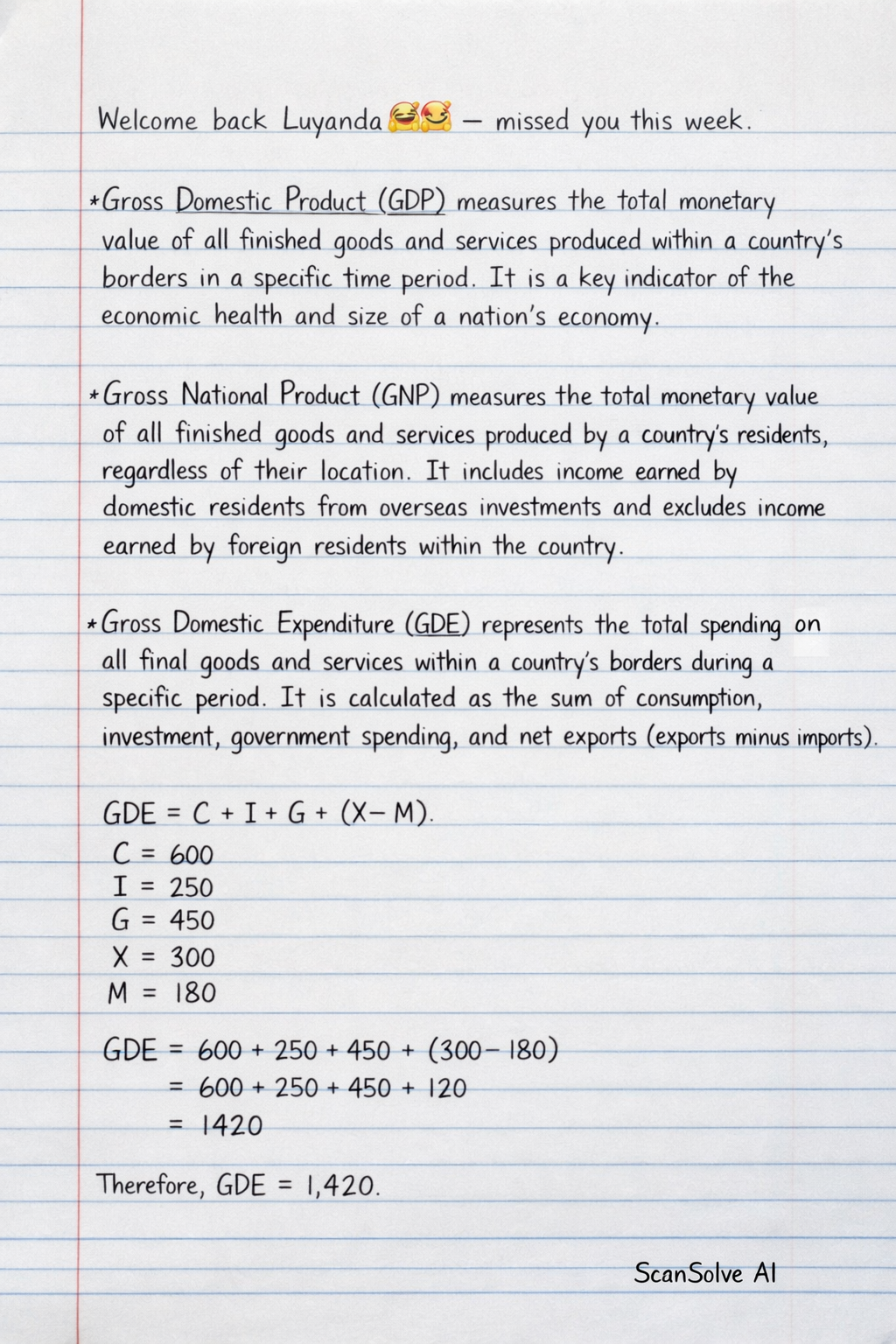 Handwritten step-by-step solution preview