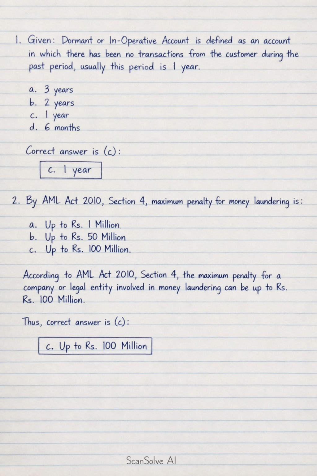 Handwritten step-by-step solution preview