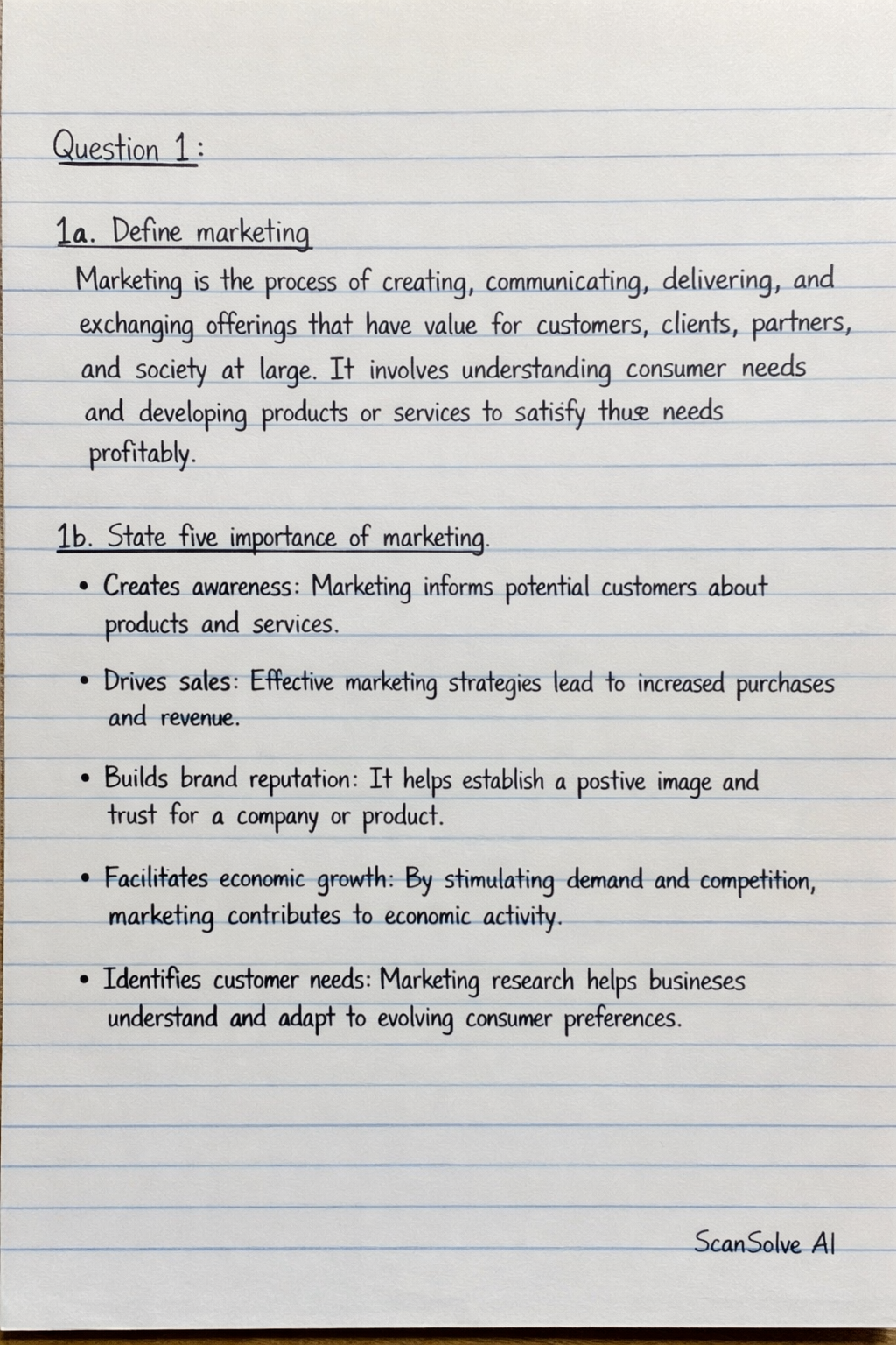 Handwritten step-by-step solution preview