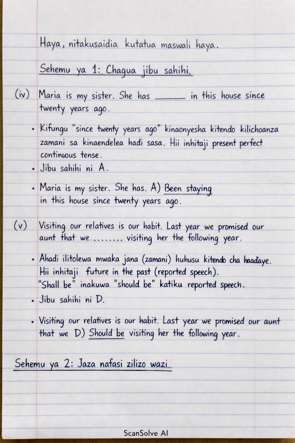 Handwritten step-by-step solution preview